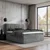 Esposa BOXSPRING POSTELJA 180 cm x 200 cm , tekstil siva