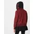 Womens Light Bomber jacket in burgundy