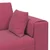 Sofa 3 pcs Vinska crvena 250 x 188 x 76 cm Baršun
