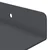 Lebdeća polica Zidne 2 pcs Antracit 30 x 9 x 2,5 cm Čelik