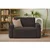 ATELIER DEL SOFA Fotelja Wello Single Anthracite