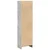 Regal za knjige boja betona 40x24x143 cm konstruirano drvo