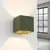 Sollux SL.1843 - Zidno reflektorsko svetlo QUAD 1xG9/8W/230V beton/zelena