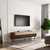 HANAH HOME TV polica Sign Black Oak