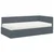 Kutni krevetni okvir s madracem s uzglavljem 2 pcs Siva Baršun