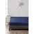 Sax Blue Ranforce Fitted Sheet - King Size