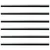 Držač četke za vrata 6 pcs Srebrno 100 cm Aluminijski legura
