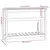 Sadilica s policom 111,5x34,5x81 cm od masivne borovine