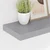 Plutajuća zidna polica siva 50 x 23 x 3,8 cm MDF