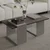 HANAH HOME Sto za dnevnu sobu Matris Gordion Marble Grey