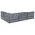 Modularna sofa 4 pcs Siva Tkanina