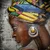 shumee 3D kovinska slika loft dama afrika 70x120 cm