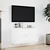 Zidni TV ormarići s LED svjetlima 2 kom bijeli 41 x 31 x 45 cm