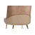 Hanah Home Set 4 trpezarijske stolice Madrid 913 V4 Zlatno-Braon