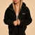 BeastPink Women‘s Bliss Hoodie Jacket Black