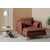 Atelier del Sofa Fotelja Flexy, 105 x 75 x 150 cm, Crvena