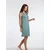 VIVID Obleka temno modra/pastelno zelena
