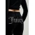 Juicy Couture Ženski donji deo trenerke Tina, Crni
