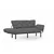 Atelier del Sofa Trosed na razvlačenje Nitta 185x85x70cm Sivi