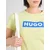HUGO Majica Classic kraljevo modra/limeta/bela