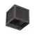 LED solarno zidno svetlo sa senzorom, LED/9W/3,7V, 3000/4000/6000K, IP65, 2600mAh, crna