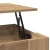 Stol za kavu Artisan hrast 79x49x41 cm Konstruirano drvo