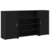Recepcijski stol crni hrast 200x50x103,5 cm inženjerski drvo