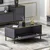 Hanah Home Klub sto Imaj 90x40x45cm Antracit