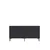 Hanah Home komoda Poli 150, 150 cm, antracit / zlatna