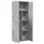 Visoka komoda siva betona 70x35x180 cm od konstruiranog drva