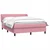 Box Spring krevet s madracem ružičasti 160x220 cm baršun