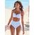 VIVANCE Bikini zgornji del modra/bela