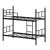 Hanah Home Krevet na sprat Defne, 90x200 cm, Crni
