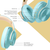 DOQAUS VOUGE 5 Bluetooth slušalice svetloplave
