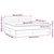 Vidaxl Box spring postelja z vzmetnico roza 180x200 cm žamet