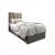 Oblazinjena postelja boxspring MERALIS 100x200 cm siva Vzmetnica: Vzmetnica Bonell
