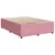 Vidaxl Box spring postelja z vzmetnico roza 140x200 cm žamet