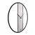 WALLXPERT Dekorativni metalni zidni sat Demre White Marble