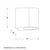 HOME LIGHT Zidna svetiljka W10401, 1xGu10, IP65, Bronza