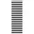 Zavjesa zebra crna 85x200 cm širina tkanine 80,9 cm poliester