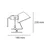 TOLOMEO MICRO PINZA SVJETILJKA S KVAČICOM ALUMINIJ A010800