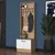 Hanah Home Ormar za hodnik M16 - 2254, 59,8x182,8x35,5 cm, Orah