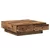 Kava Stol Staro drvo 90 x 90 x 28 cm Konstruirano drvo
