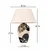 OPVIQ Stona lampa višebojena BK208