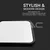 LED plafonsko svetlo za kupatilo LED/48W/230V 4000K IP44 42x42 cm crno