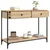Konzolni stol boja hrasta 100 x 34,5 x 75 cm konstruirano drvo