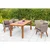 Gardenson SET VRTNIH SEDEŽEV akacija aluminij rjava, bež
