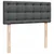 Vidaxl Box spring postelja z vzmetnico temno siva 120x190 cm blago