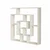 HANAH HOME Polica za knjige Granada White