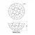 Globo 16047DC - Plafonska svetiljka VIRINA 10xG9/7W/230V sjajni hrom, prečnik 39 cm